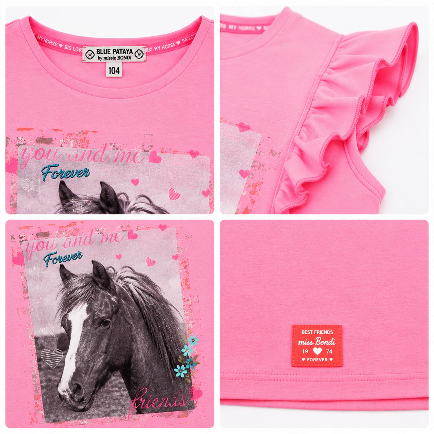 bondi-t-shirt-friends-mit-fl-gel-rmel-36202-f-r-m-dchen-rosa image 5
