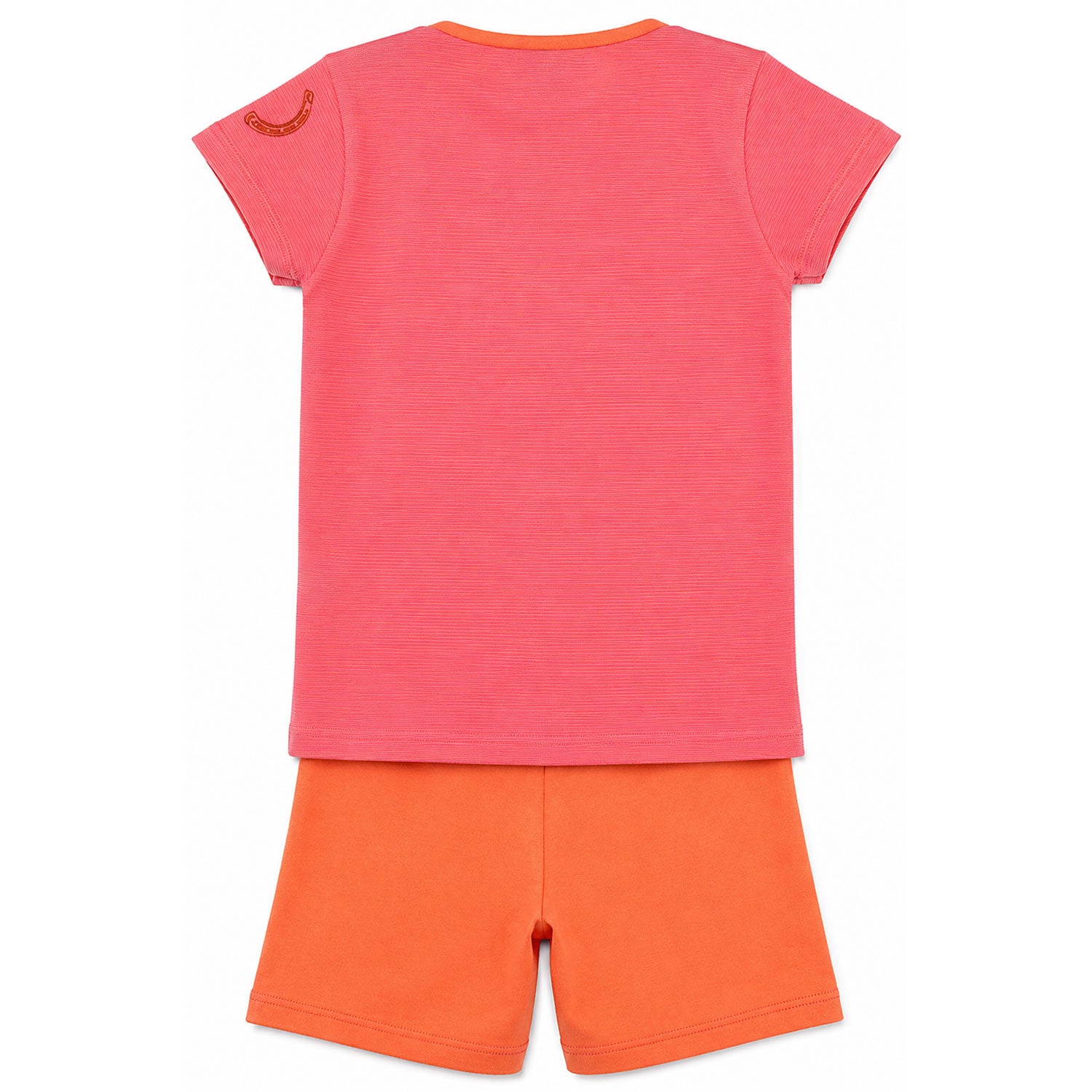 trachtenland-bondi-shorty-schlafanzug-beauty-36184-rosa-orange image 2