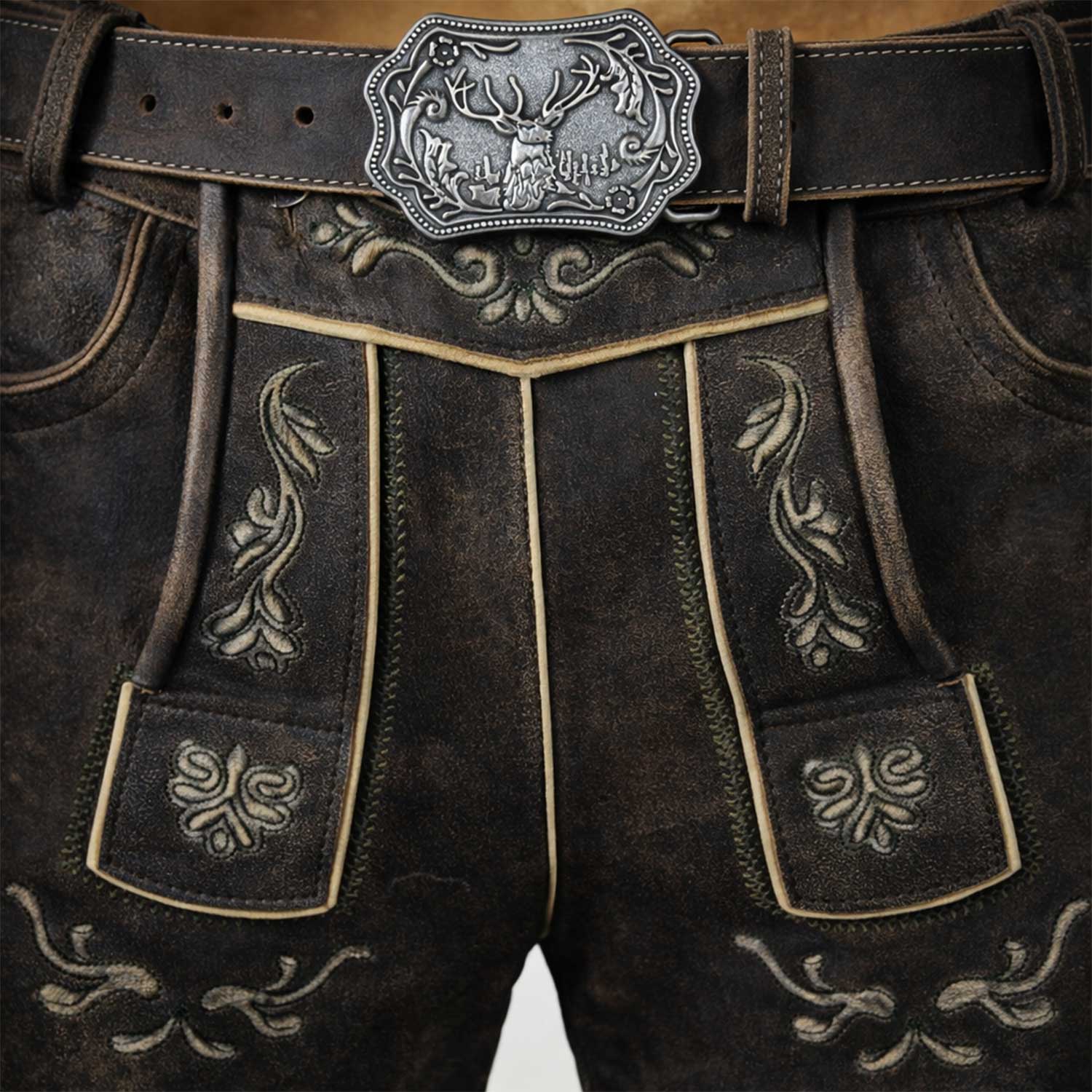 trachtenland-maddox-kurze-herren-lederhose-amberg-mit-g-rtel-nappalan-humus image 5