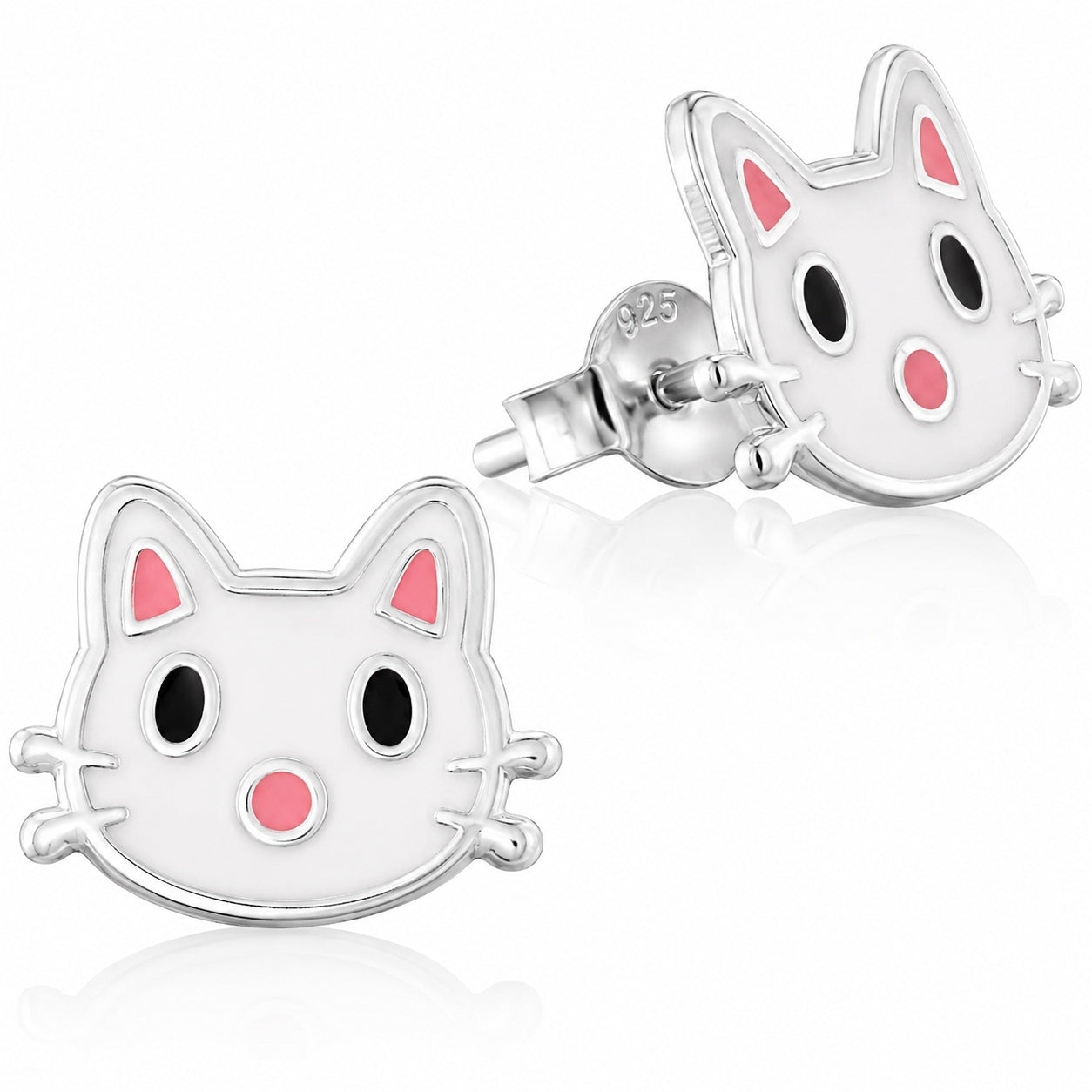 trachtenland-luisia-ohrstecker-katze-kitty-925-sterling-silber image 1