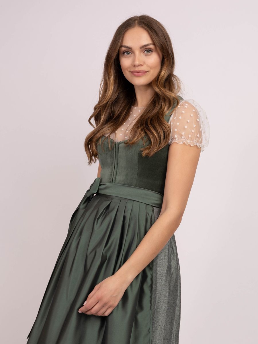 heimatgl-ck-bluse-lisbeth-kurzarm-t-llbluse-mini-herz-creme image 2