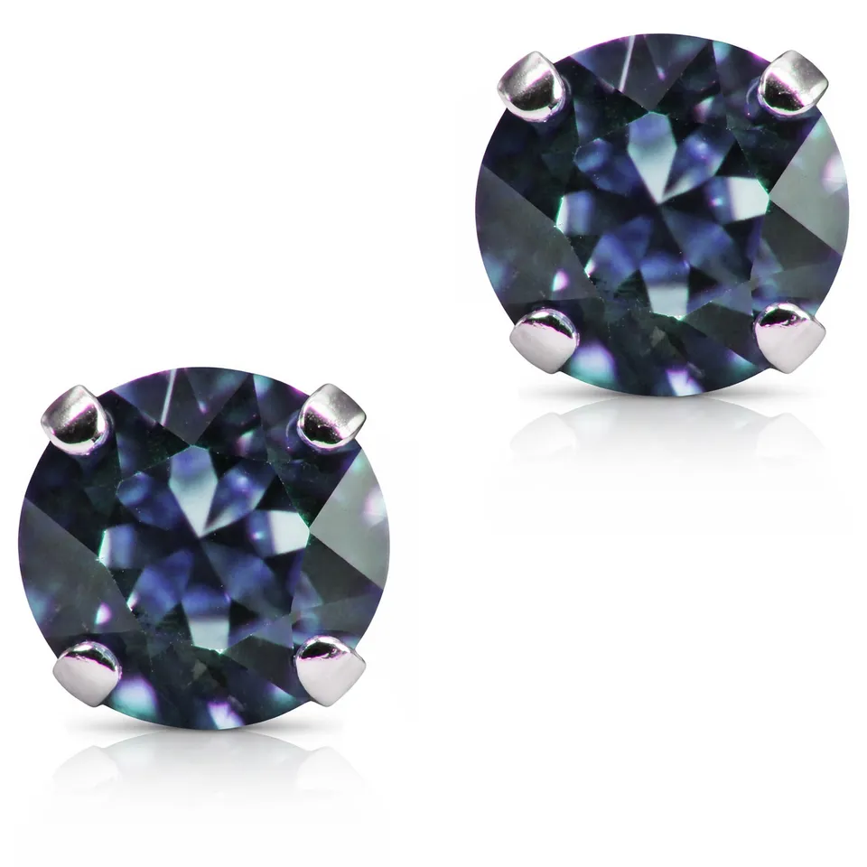 luisia-ohrringe-emily-mit-premium-kristallen-9-mm-ozeanblau image 1