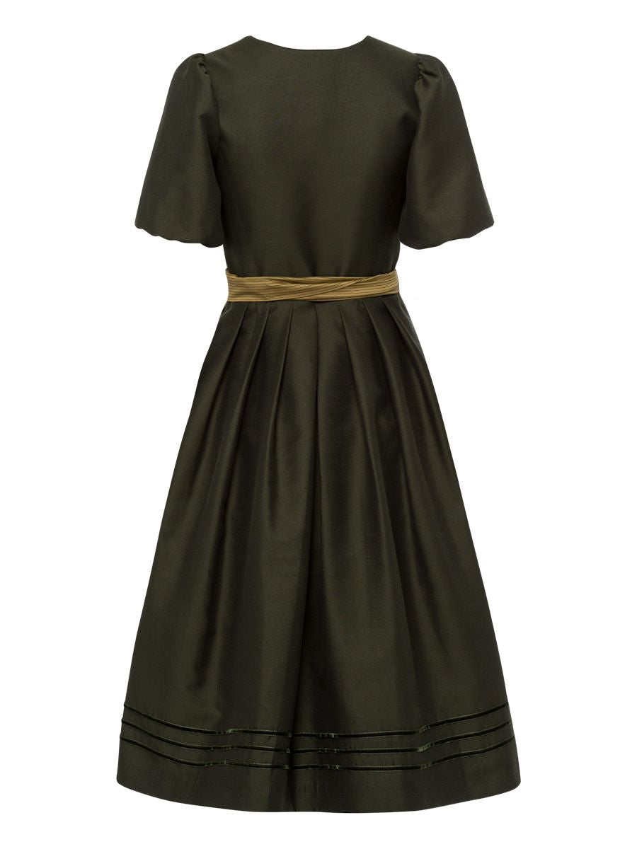 heimatgl-ck-dirndl-lisbeth-olive-jacquard-rmeldirndl image 4