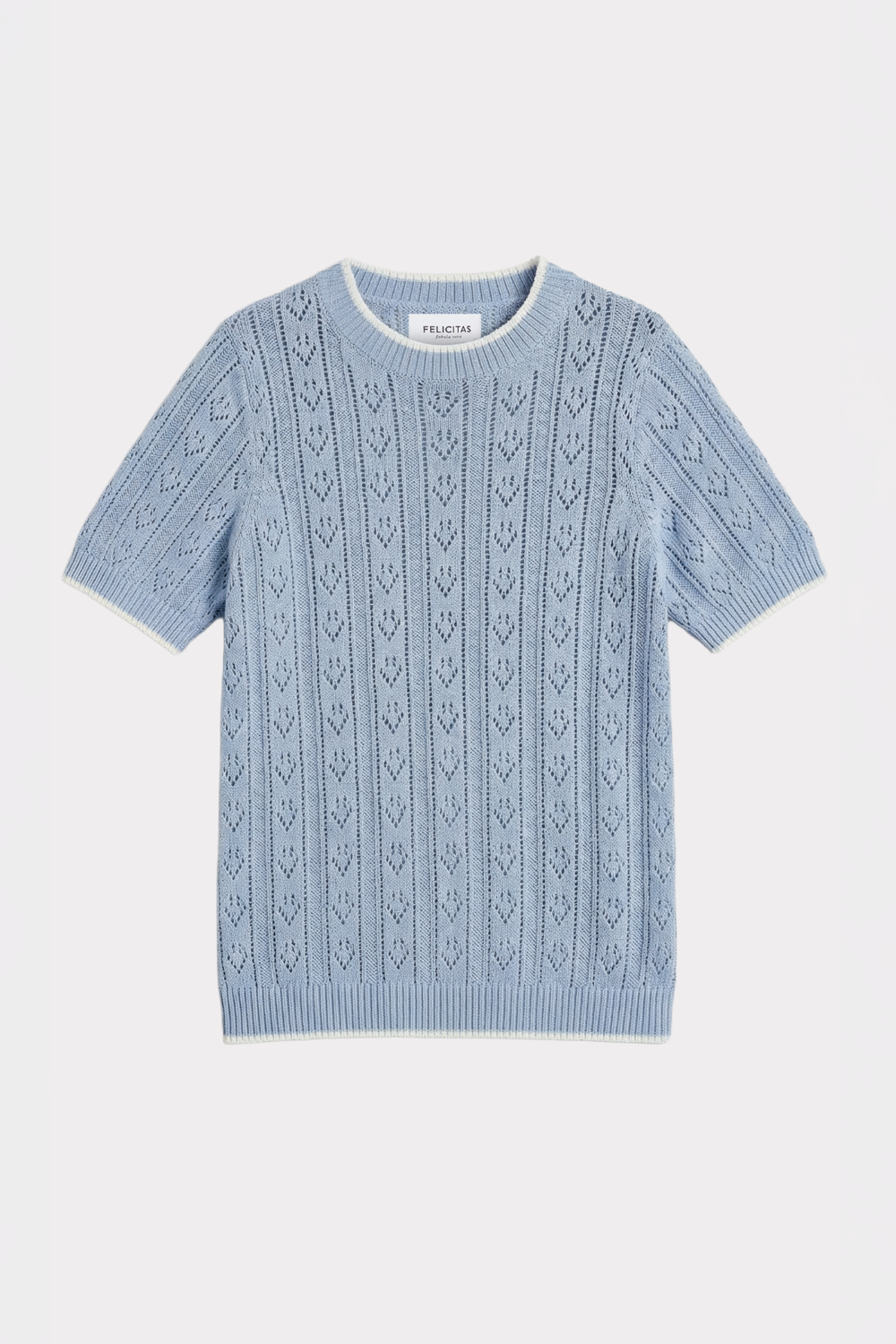 felicitas-pullover-patrice-damen-kurzarm-ajourstrick image 1