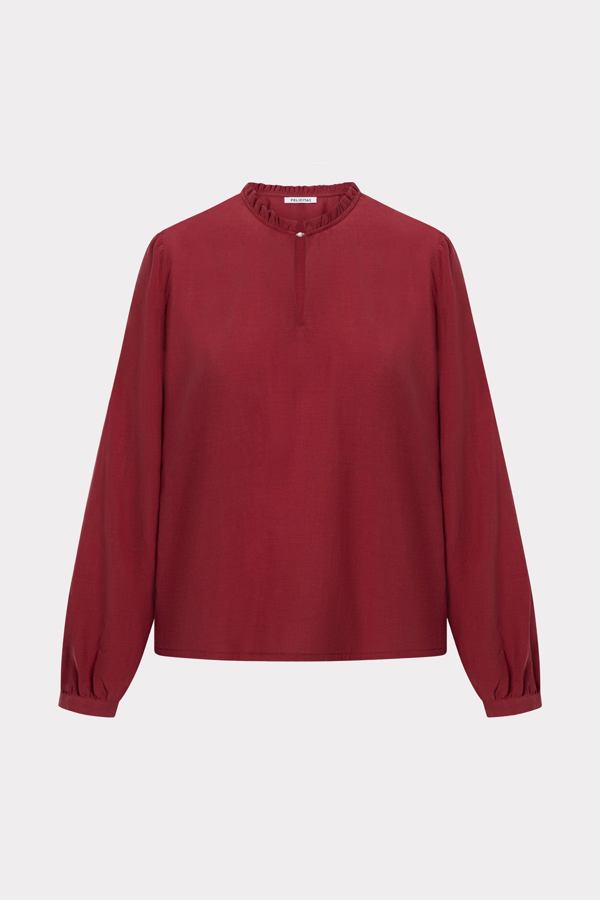 felicitas-baylee-damen-bluse-mit-r-schen-und-schmuckdetail image 3