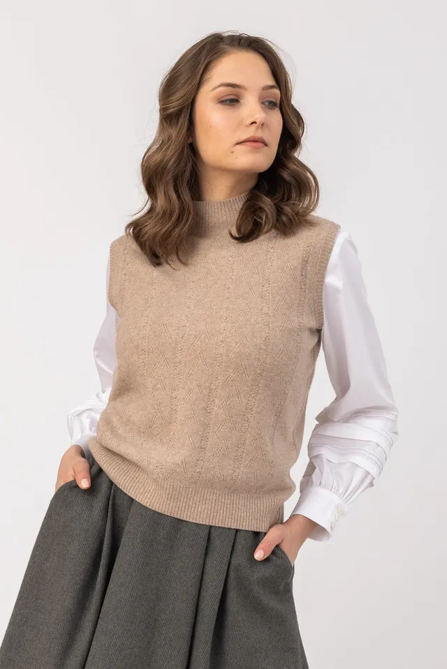 felicitas-pullunder-panja-damen-strick-woll-kaschmir image 1