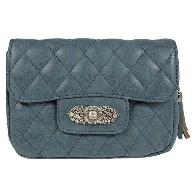 trachtenland-gesteppte-handtasche-alessia-mit-applikation-dunkelblau image 1
