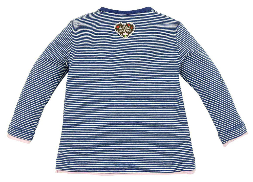 trachtenland-bondi-langarm-t-shirt-zuckermaus-blau-wei-gestreift image 2