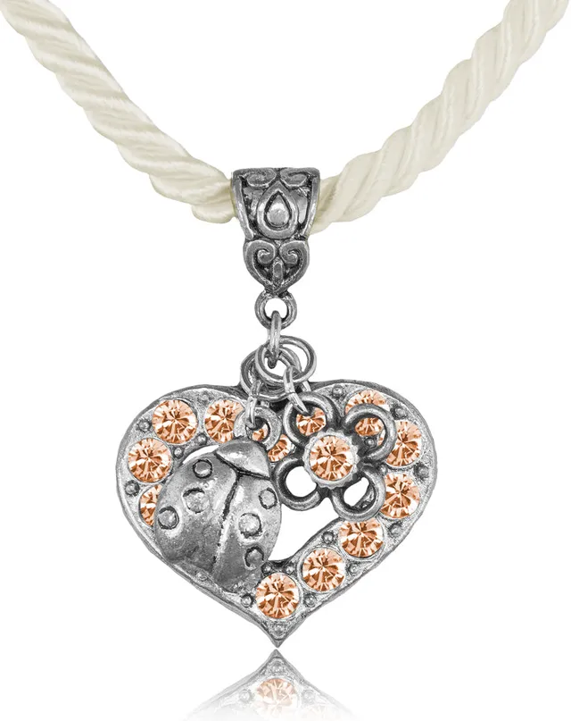luisia-kordelkette-svea-mit-herzanh-nger-und-gl-cksk-fer-creme image 1