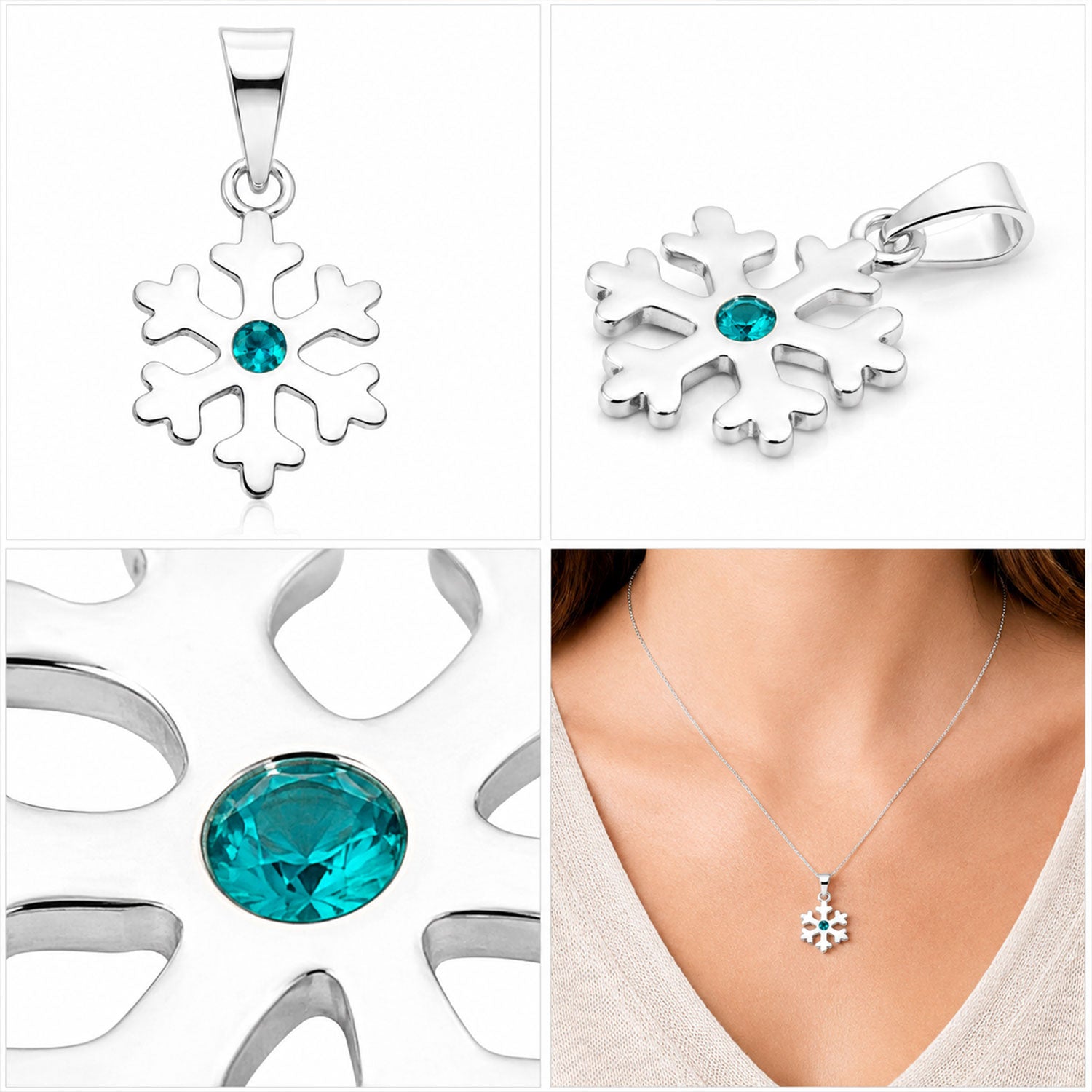 luisia-kettenanh-nger-schneeflocke-mit-kristall-von-swarovski-925-sterling-silbe image 3