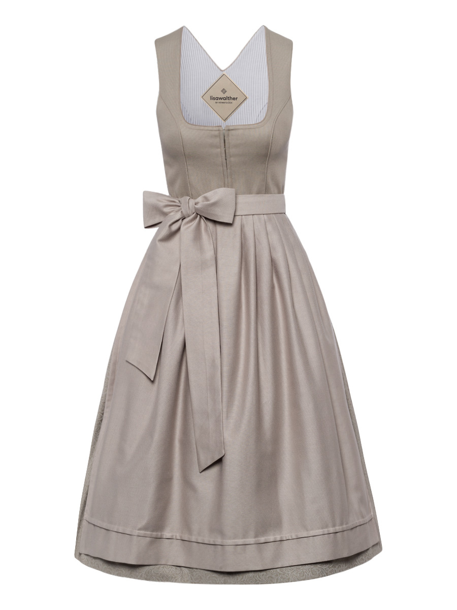 heimatgl-ck-laura-dirndl-beige-leinenmieder image 1