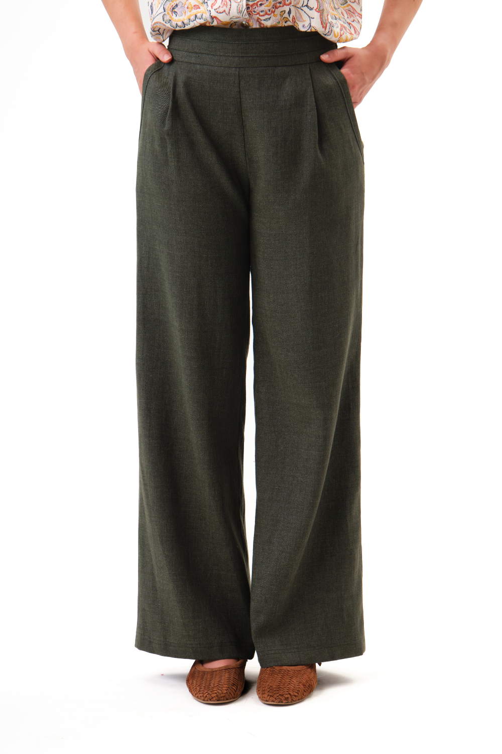 felicitas-damenhose-halika-leinen-stretch-lang image 1