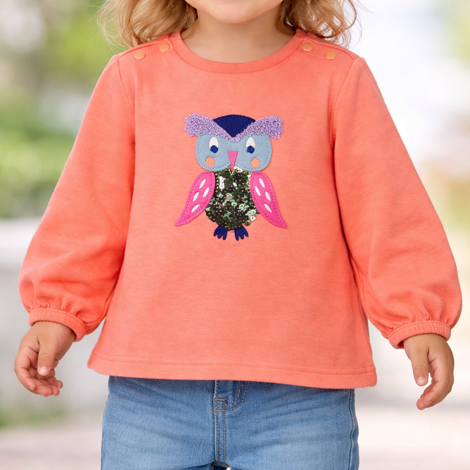 bondi-baby-langarmshirt-eule-86968-apricot image 7