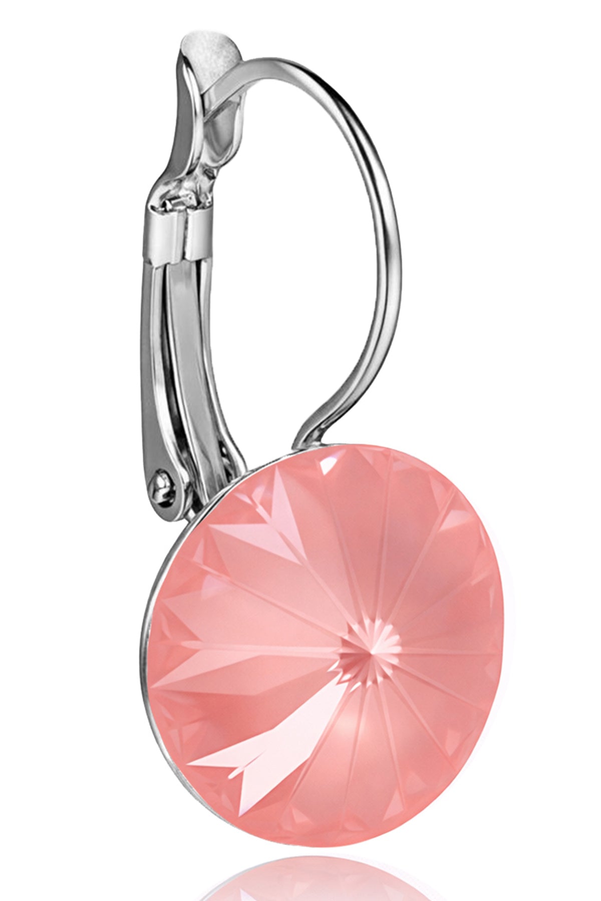 trachtenland-luisia-ohrringe-rivoli-12-mm-mit-swarovski-kristall-matt-flamingo image 2