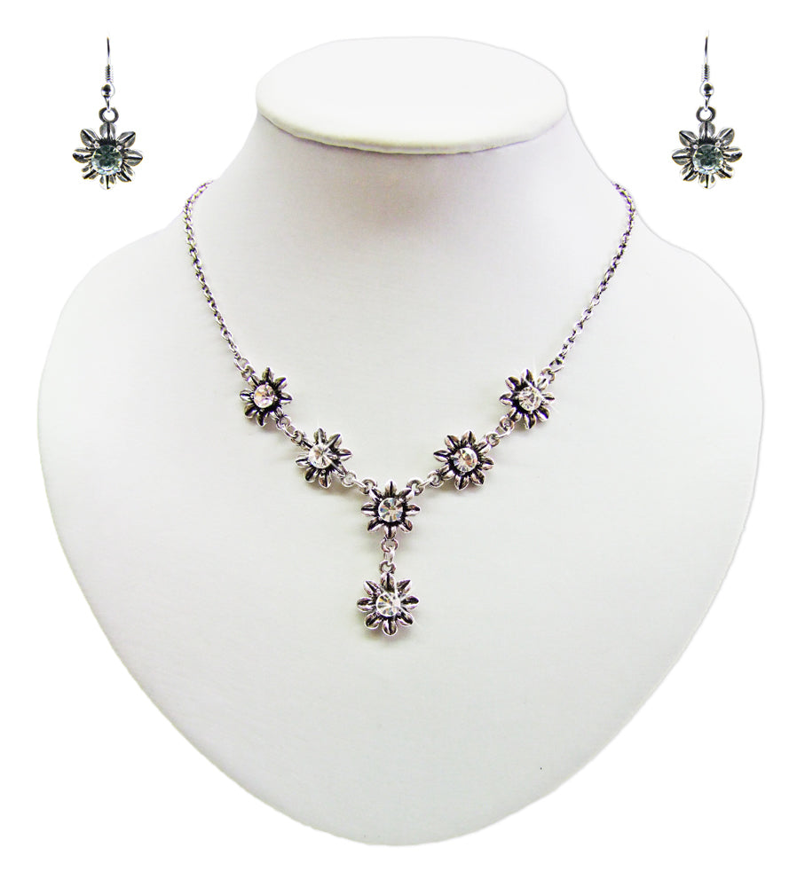 trachtenland-blumen-collier-mit-ohrh-ngern-kristall-set image 6