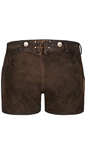 n-bler-leder-hotpants-damen-susi-braun-ziegenleder image 7