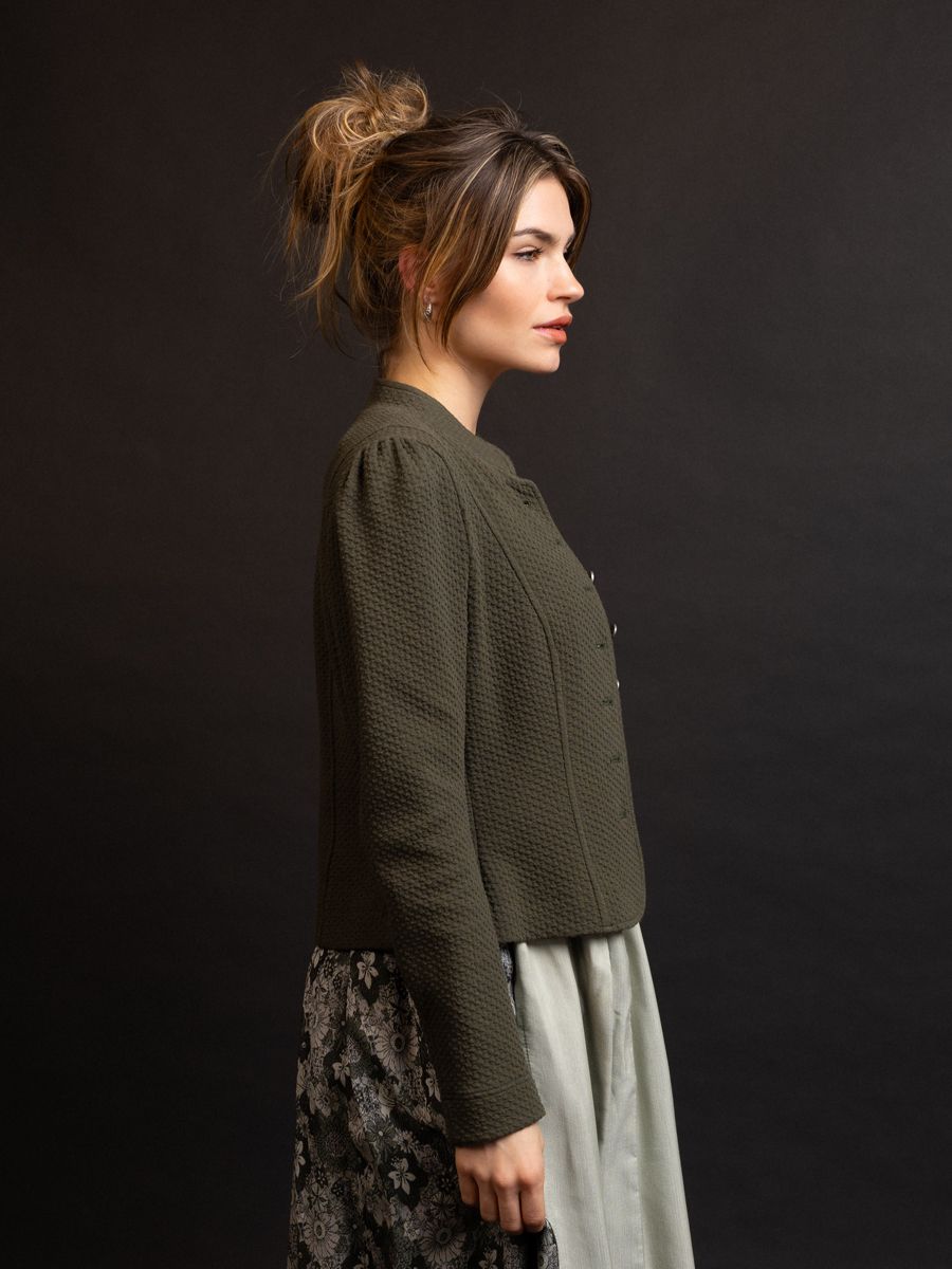 heimatgl-ck-blazer-charlotte-trachtenjanker-olivgr-n-puff-rmel image 8