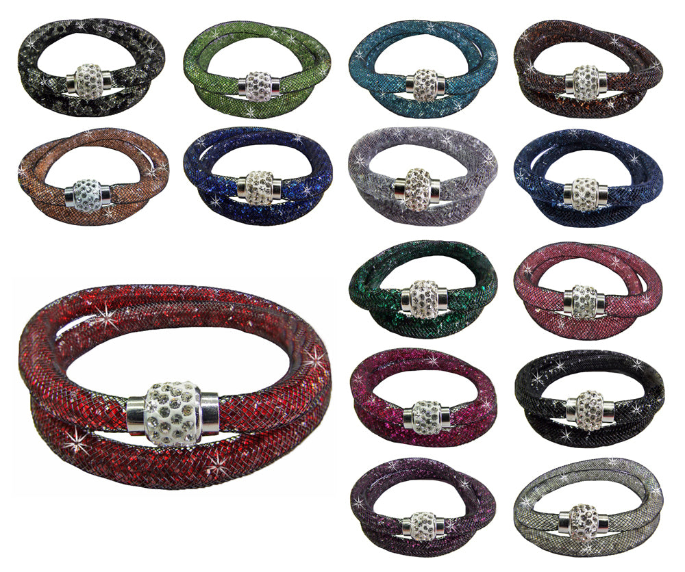 trachtenland-stardust-armband-zweireihig-dunkelbraun image 3