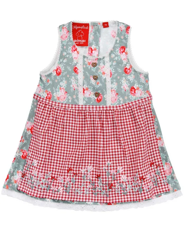 trachtenland-bondi-baby-m-dchen-dirndl-blumenallover-86846-gr-n-rot image 1