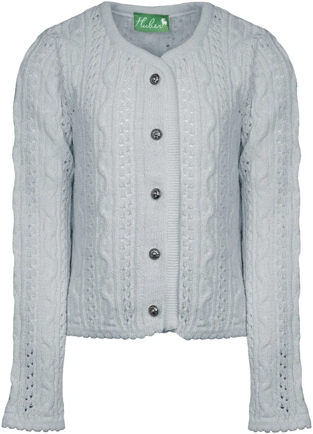 huber-isar-trachten-trachten-strickjacke-alia-f-r-m-dchen-silber-grau image 1
