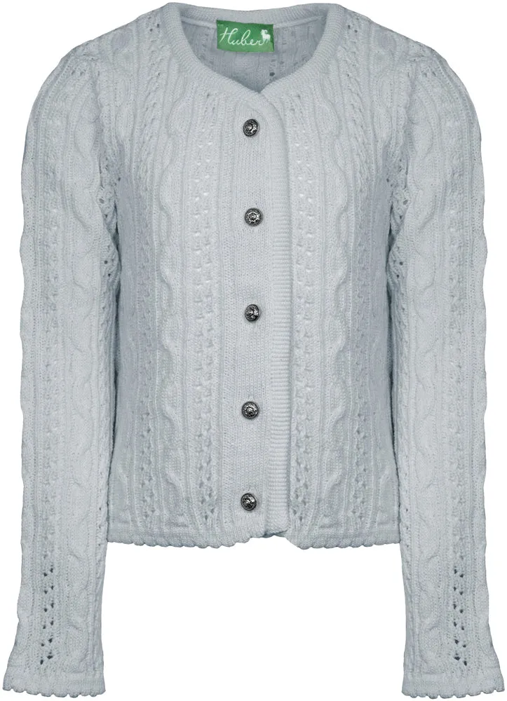 huber-isar-trachten-trachten-strickjacke-alia-f-r-m-dchen-silber-grau image 1