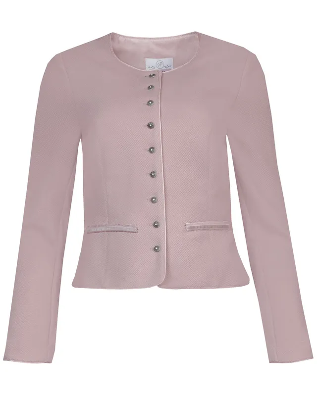 marjo-damen-trachten-jacke-britta-184000-strickjacke-mauve-rosa image 1