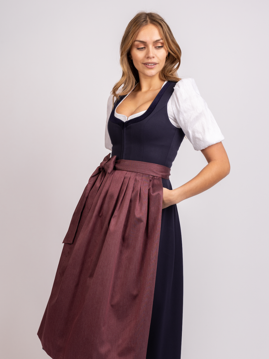 heimatgl-ck-dirndl-marlene-jacquarddirndl-marineblau-mit-beeren-sch-rze image 2