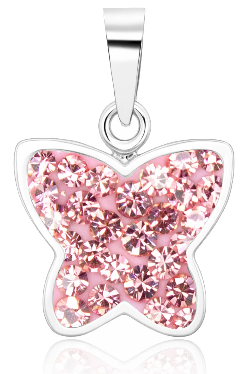 trachtenland-luisia-kettenanh-nger-schmetterling-925-silber-rosa image 1