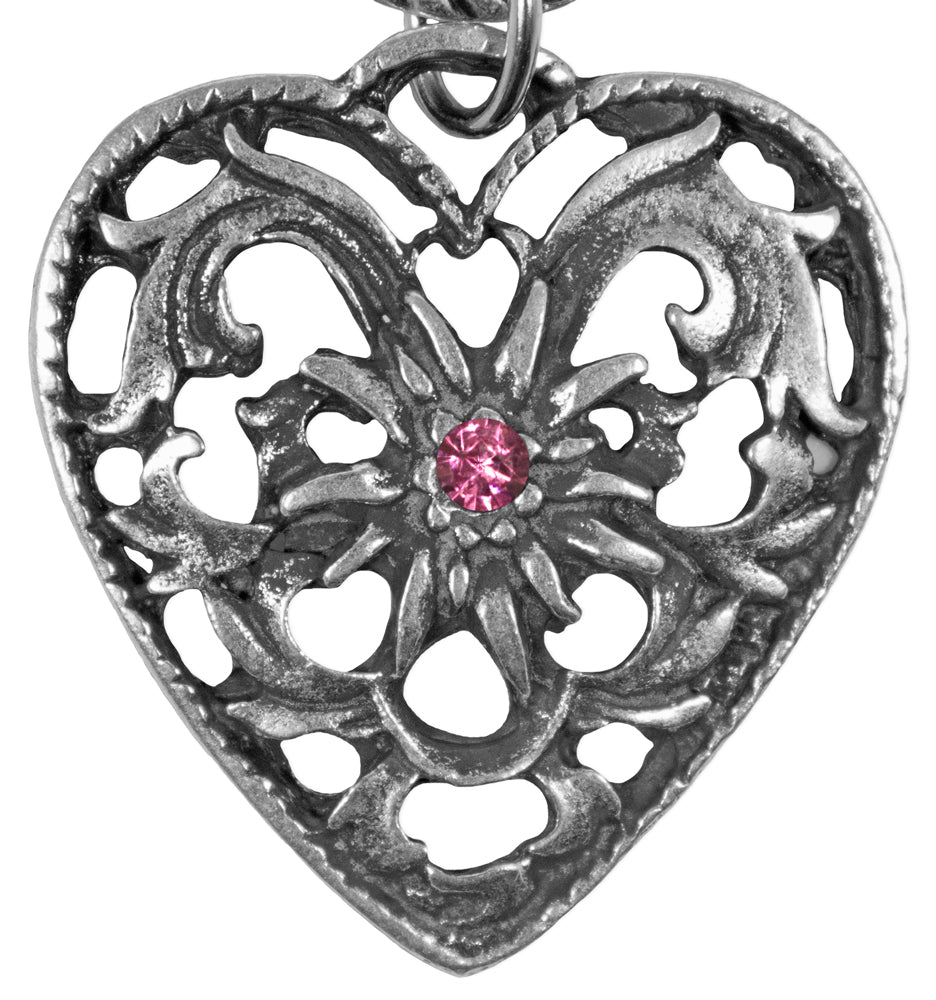 trachtenland-charivari-kette-mit-herz-pink-dirndlschmuck image 2
