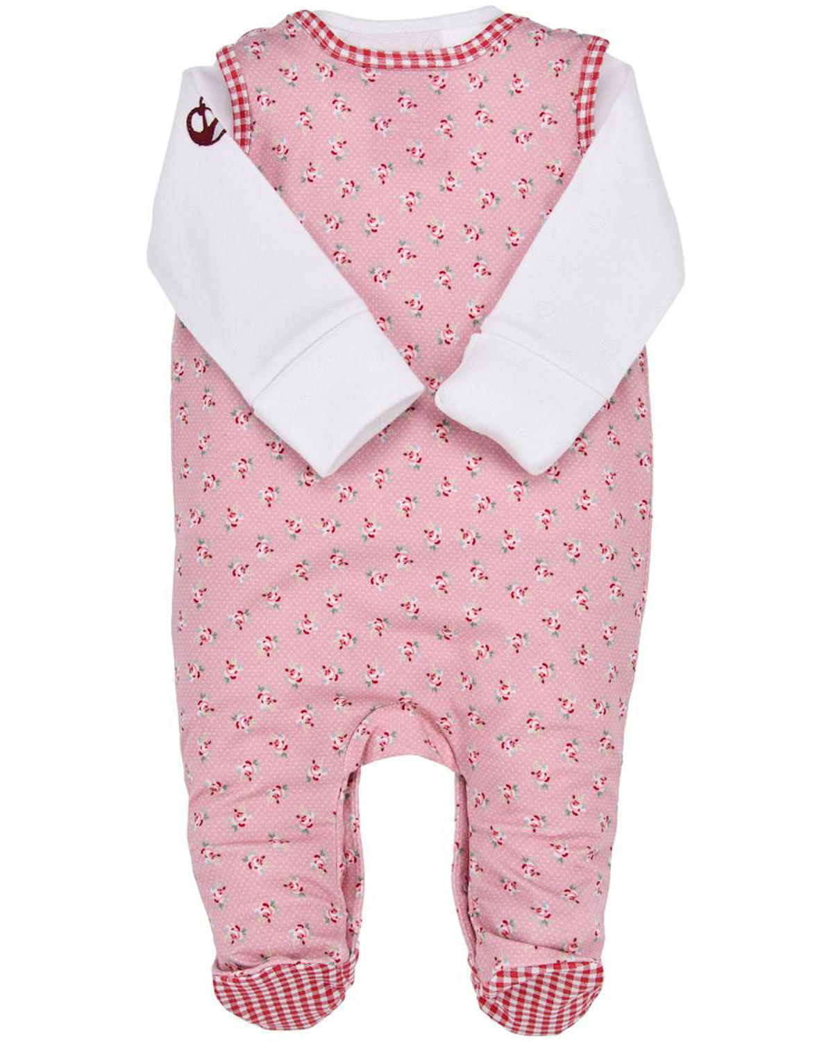 bondi-baby-strampler-blumenallover-86928-rose-2-teilig image 3