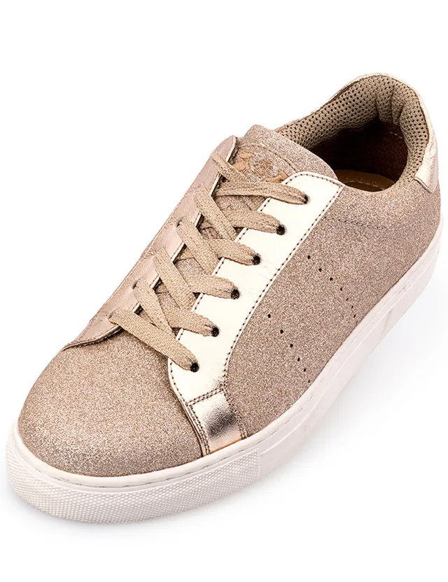 trachtenland-maddox-patrizia-damen-glitzer-sneaker-pink image 1