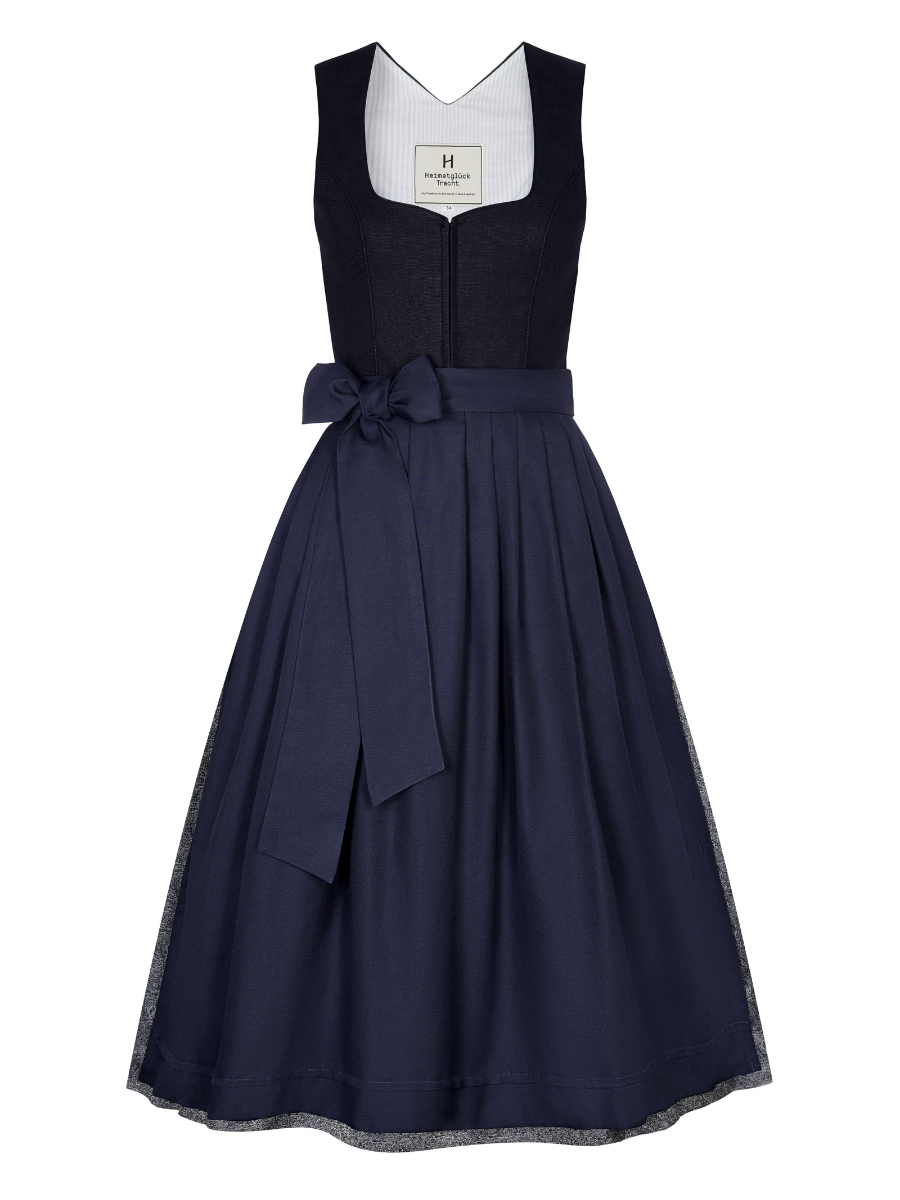 heimatgl-ck-helena-dirndl-marine-leinenmieder image 1