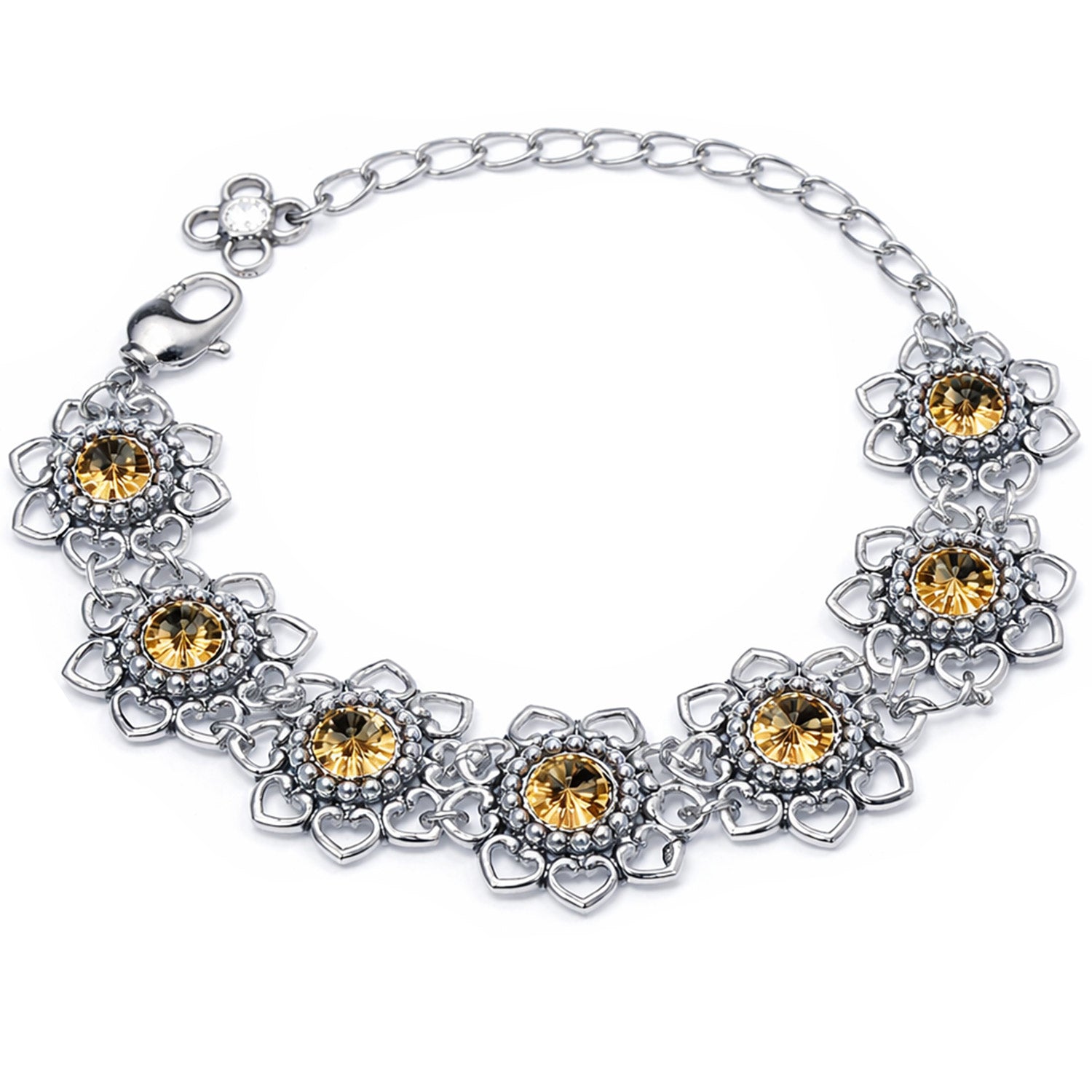 trachtenland-luisia-armband-leandra-herzbl-ten-light-topaz-hellbraun image 1