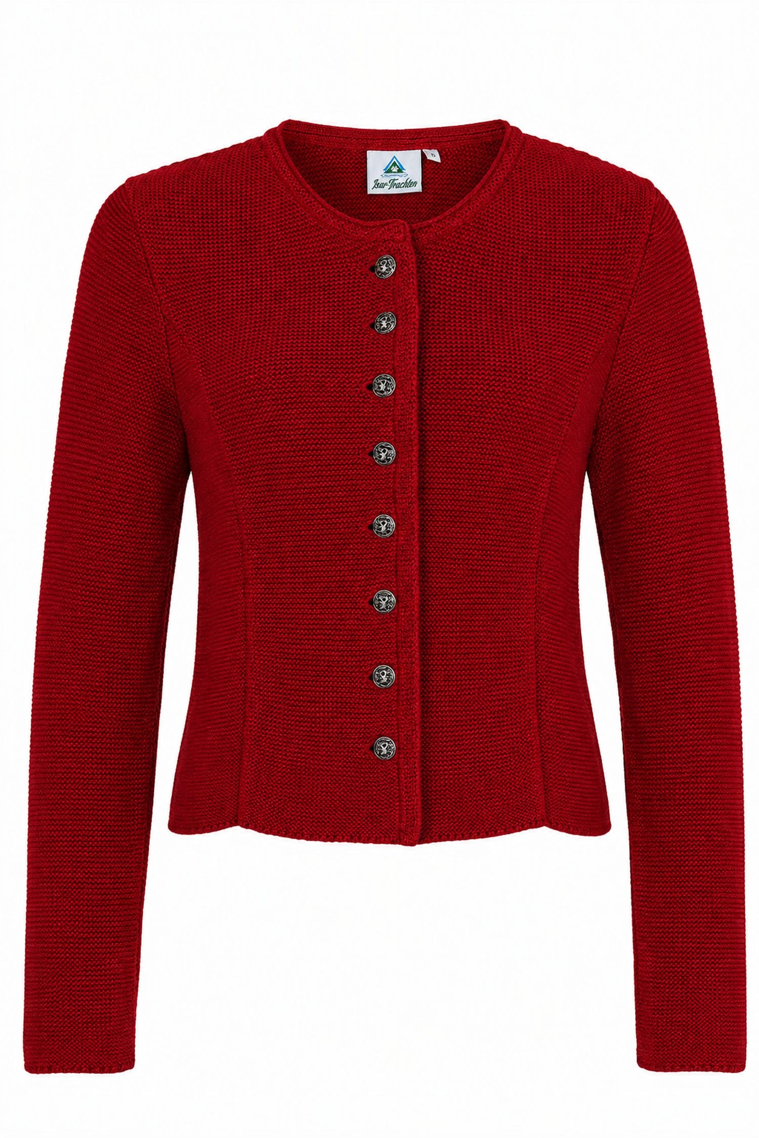isar-trachten-damen-strickjacke-saskia-57102-rot image 2