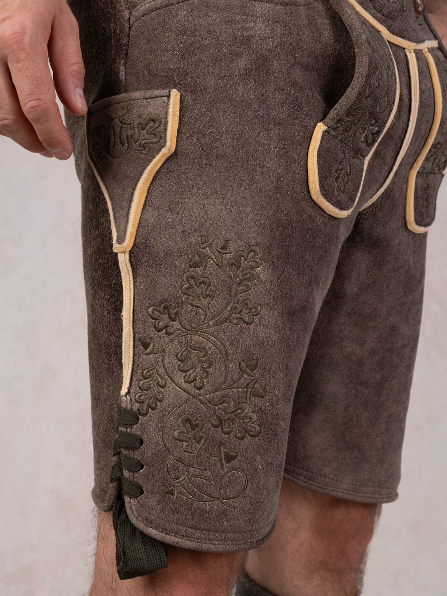 heimatgl-ck-lederhose-herzogstand-hirsch-herren-oliv-stick image 3