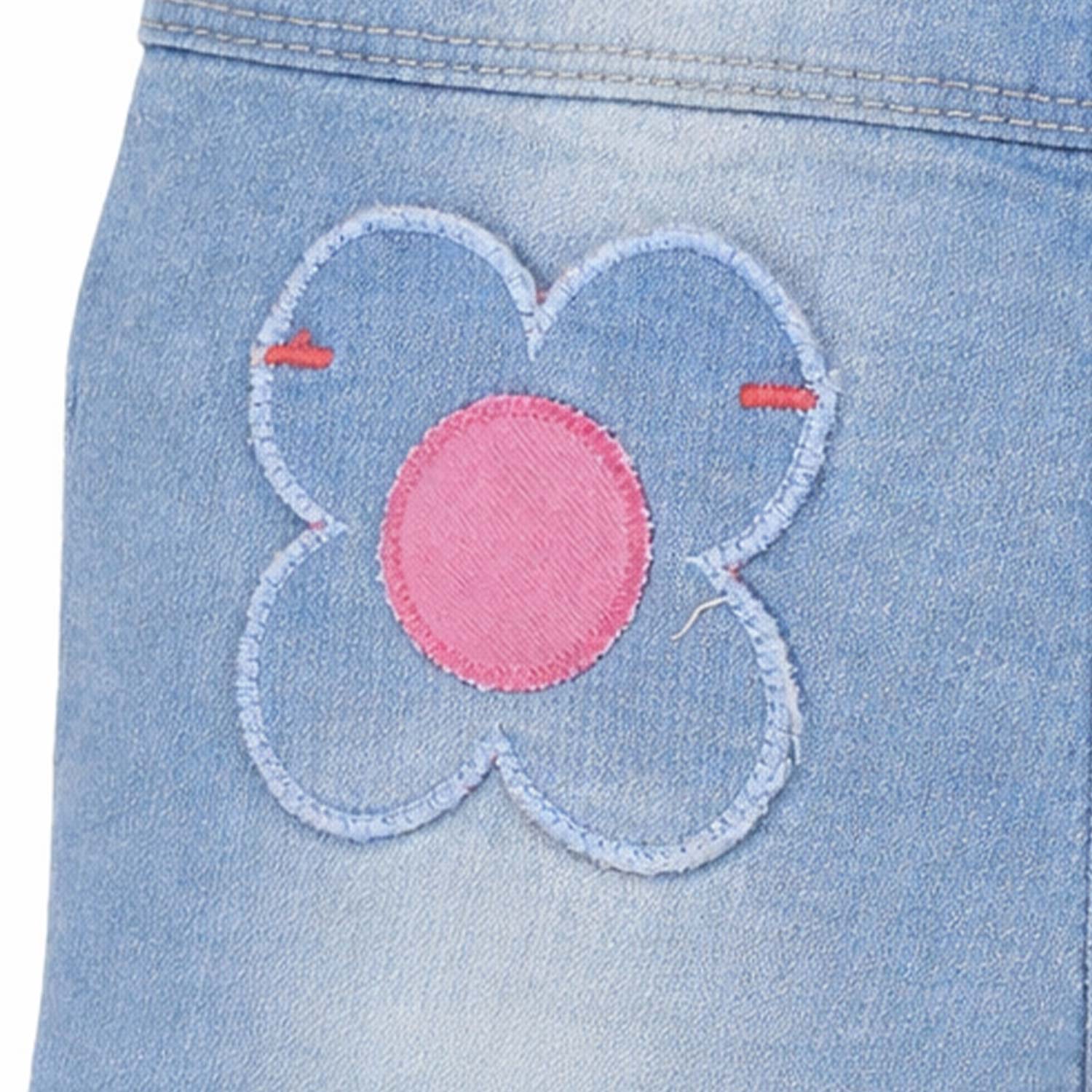bondi-baby-m-dchen-jeans-bermuda-flower-86886-blue-denim image 8