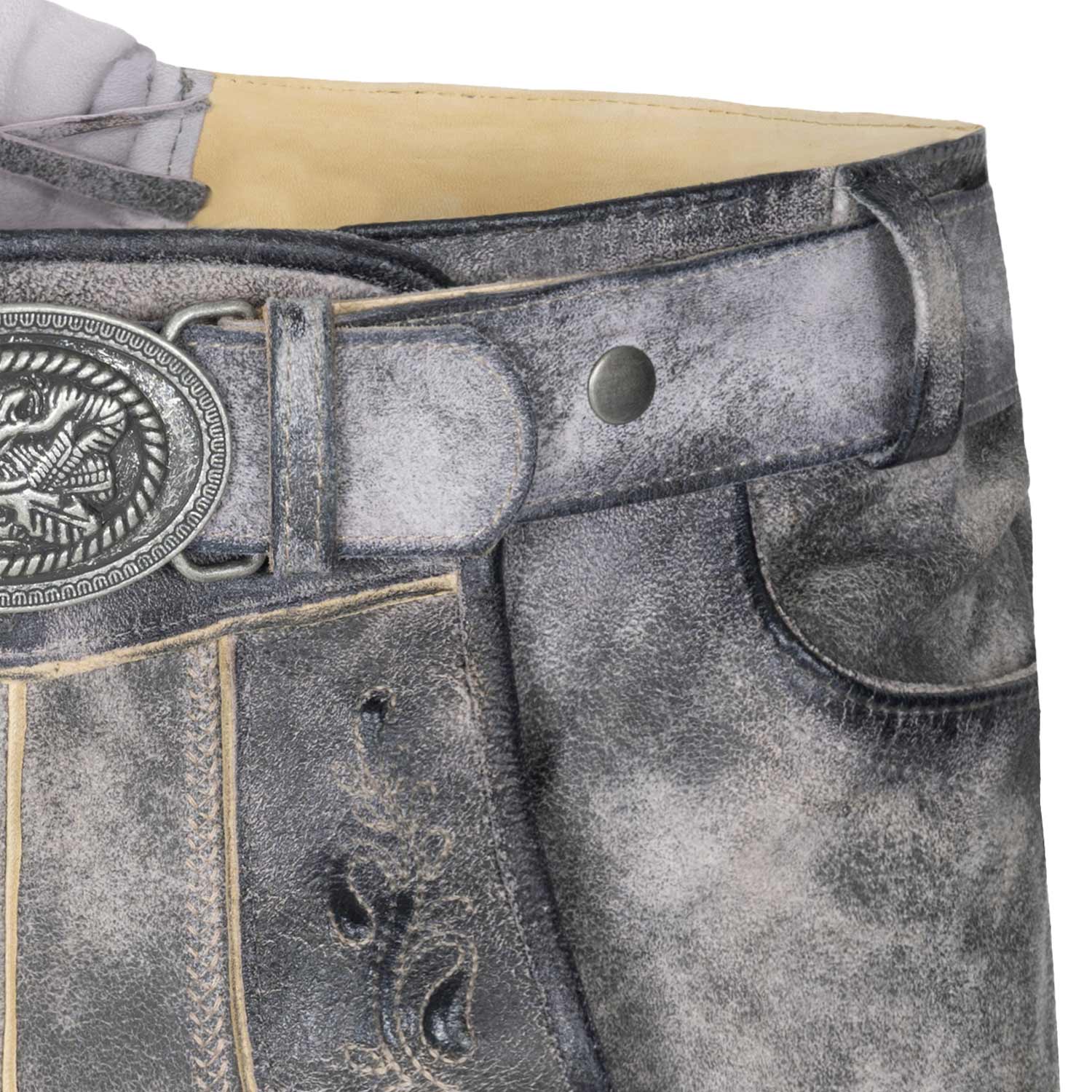 maddox-kurze-herren-lederhose-hopfensee-mit-g-rtel-nappato-stein image 5