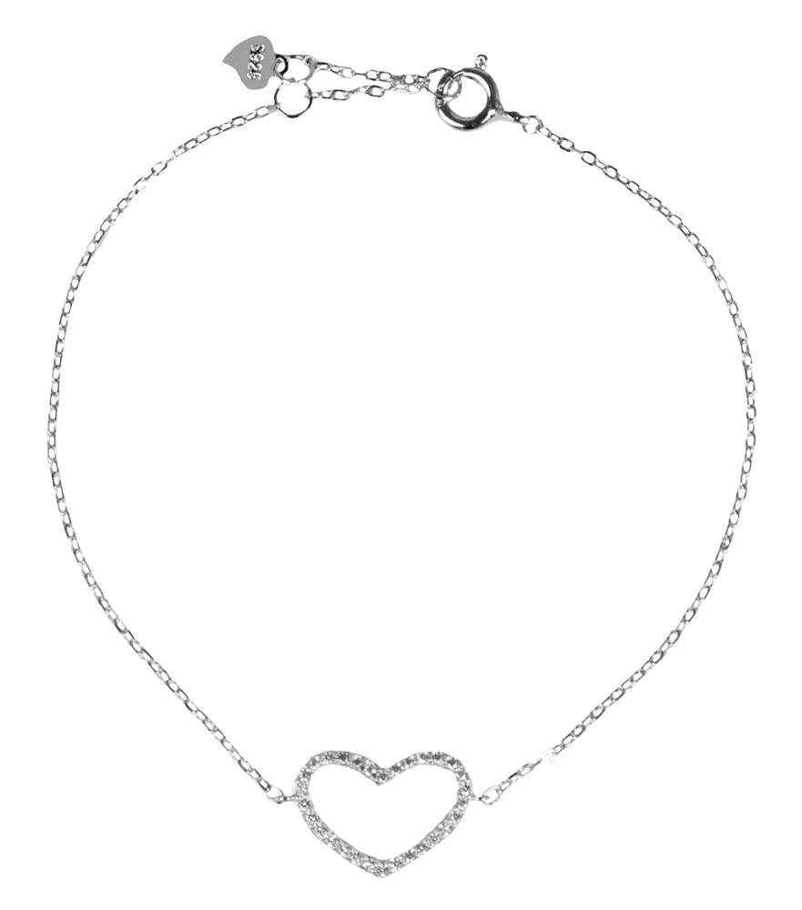 trachtenland-luisia-damen-armband-strass-herz-925-silber-mit-zirkonia image 1