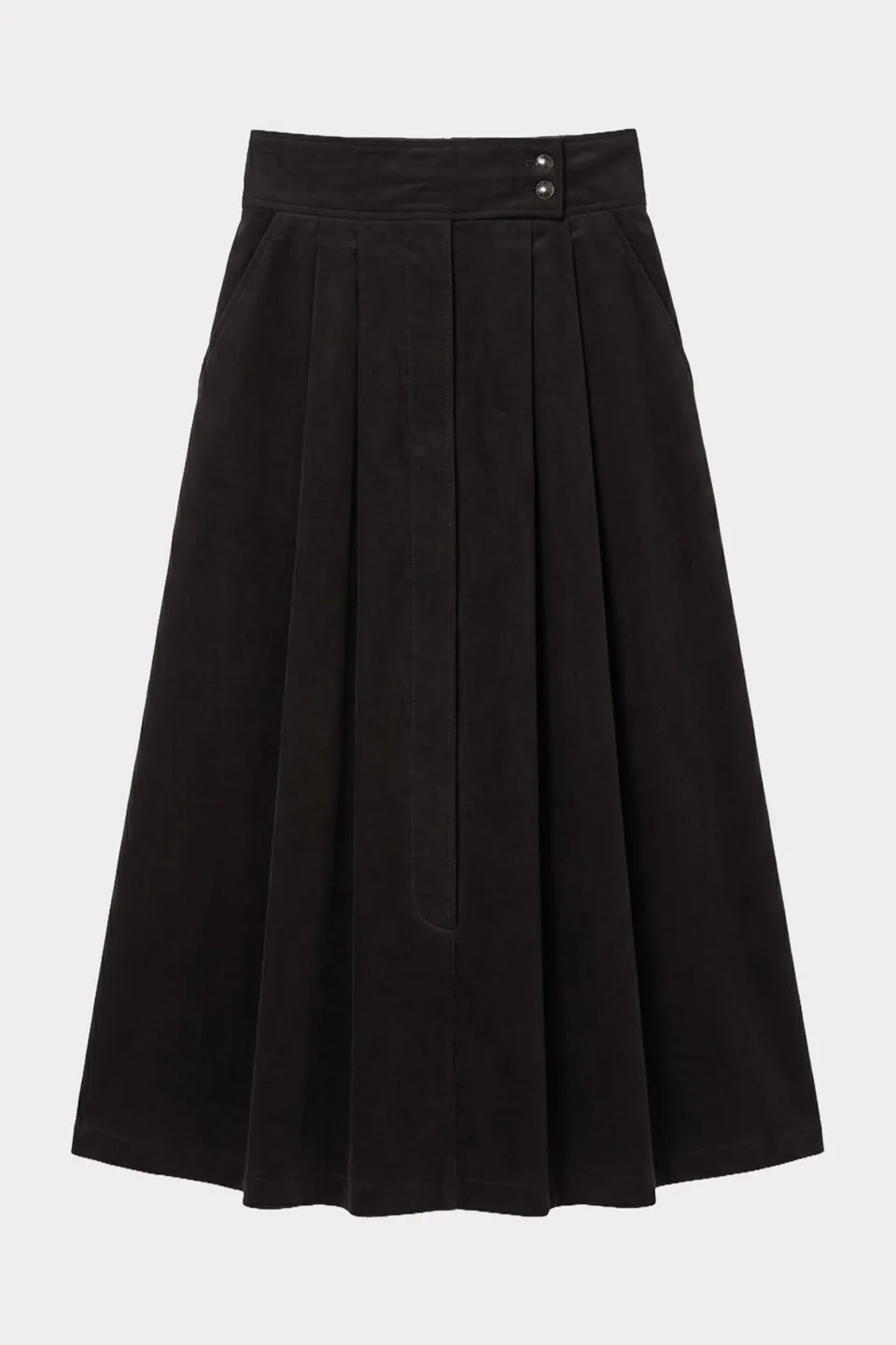 felicitas-damen-rock-rada-cordrock-baumwoll-feincord-84-cm image 1