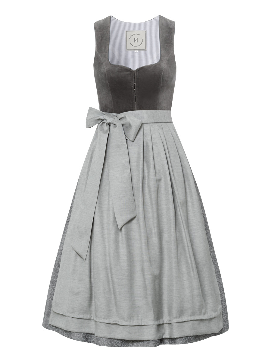 heimatgl-ck-dirndl-fiona-grau-samtdirndl-midi image 1