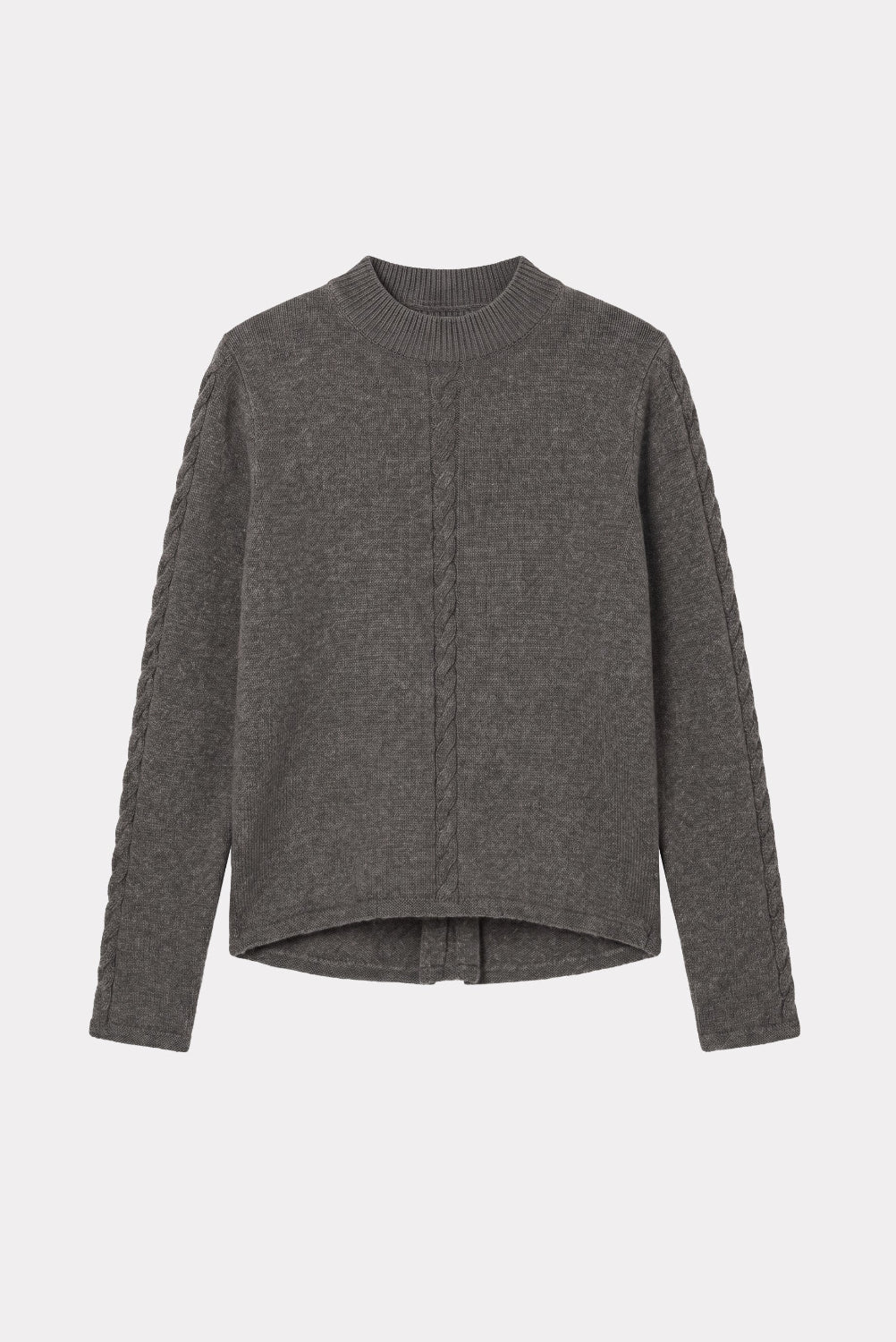 felicitas-palina-damen-strickpullover-zopfmuster-rundhals-wolle image 1