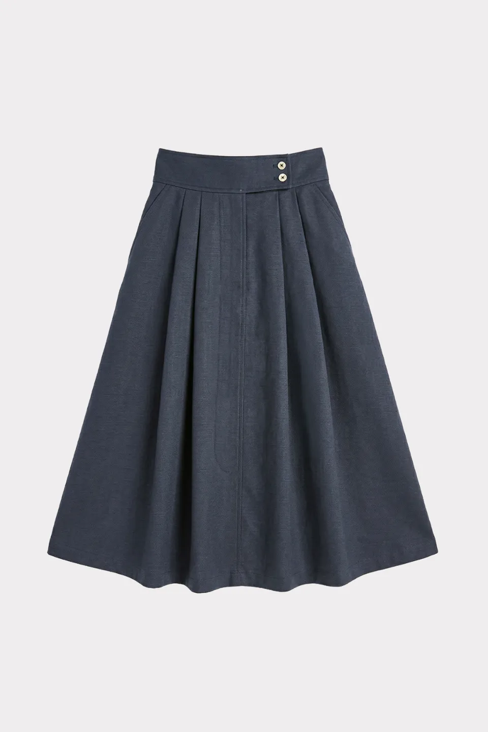 felicitas-rada-damen-rock-baumwoll-stretch-mit-falten image 1