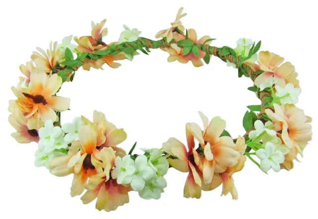 trachtenland-blumenkranz-anabel-apricot-haarreif-mit-metalldraht image 1
