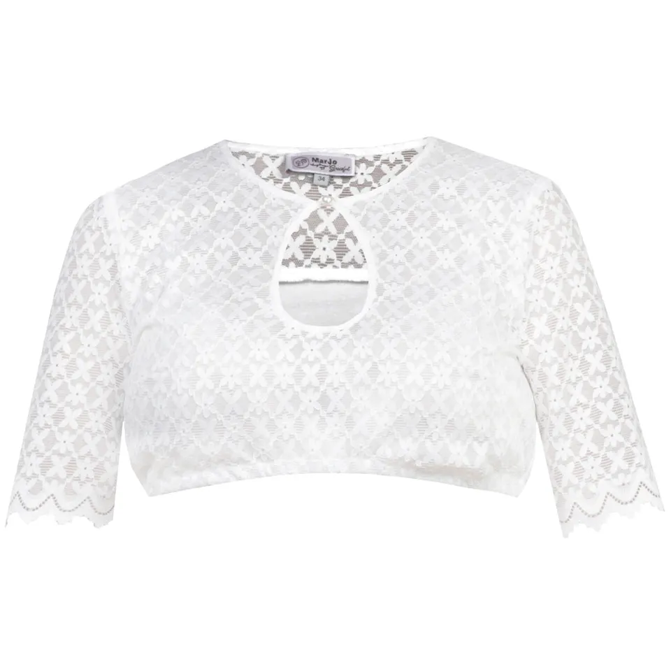 marjo-dirndlbluse-gisela-anna-halbarm-lochausschnitt-offwhite image 1