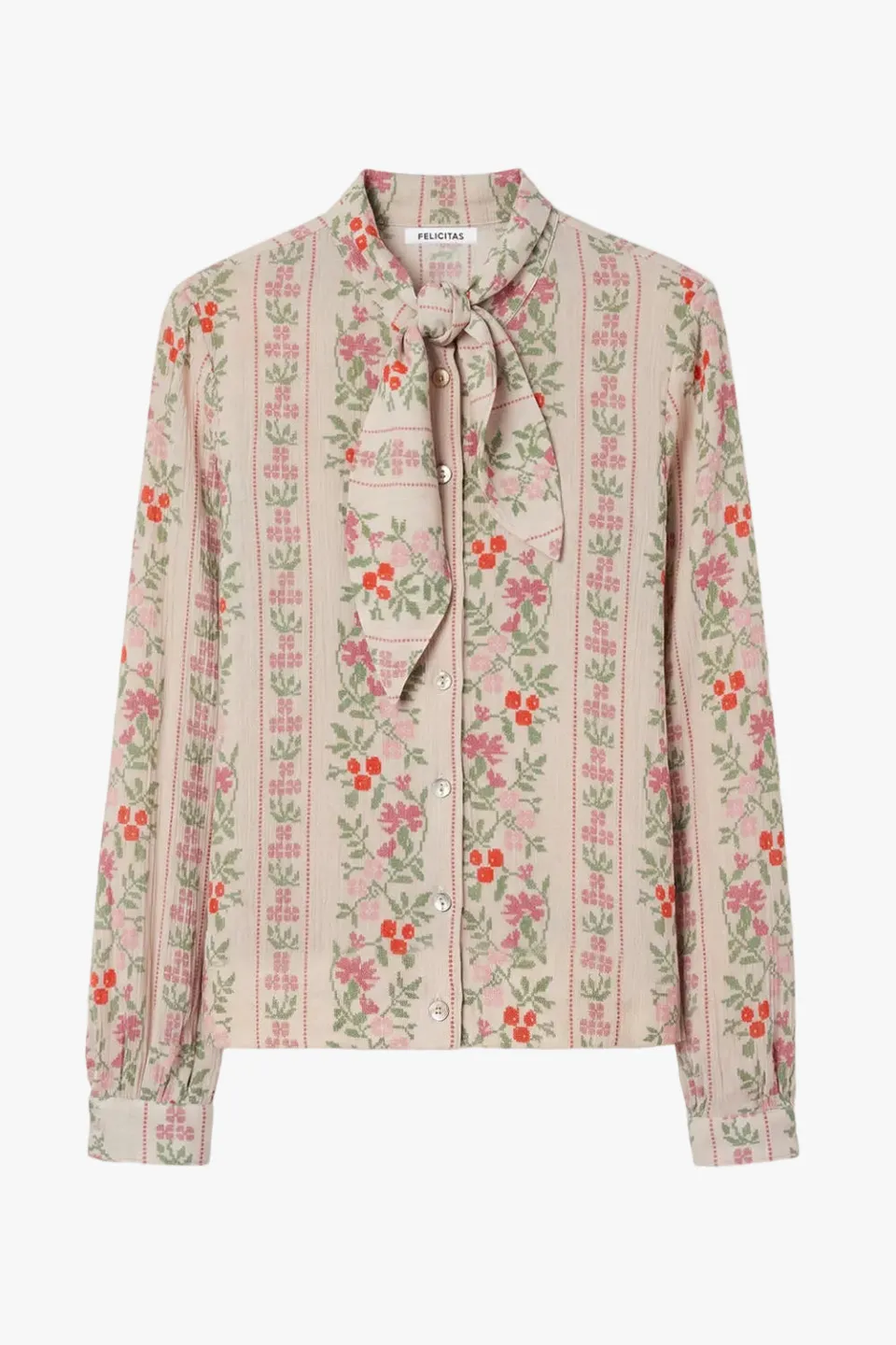 felicitas-binia-damen-bluse-viskose-blumen-mit-schluppe image 1