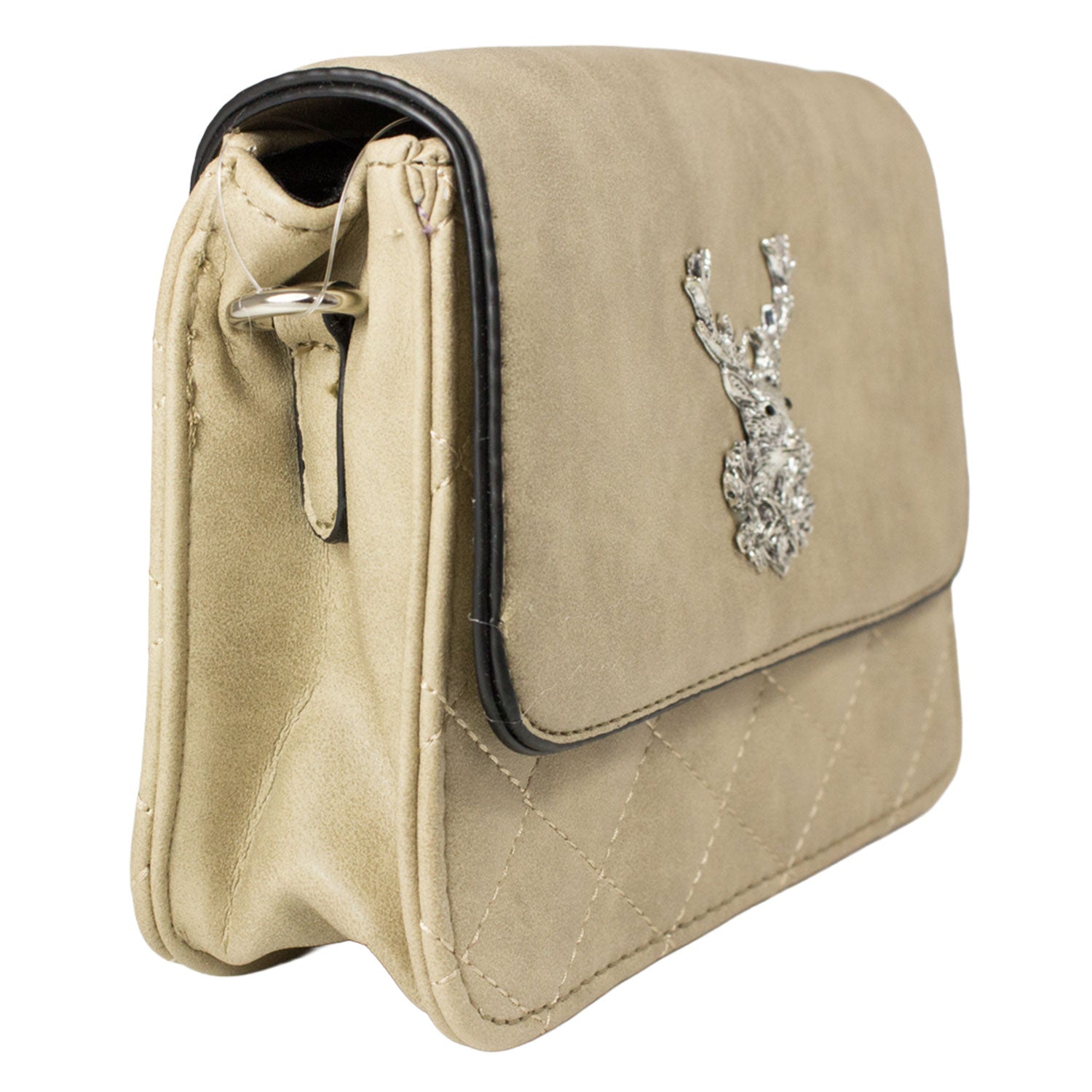 trachtenland-trachten-handtasche-anni-gesteppt-mit-hirsch-applikation-sand image 3