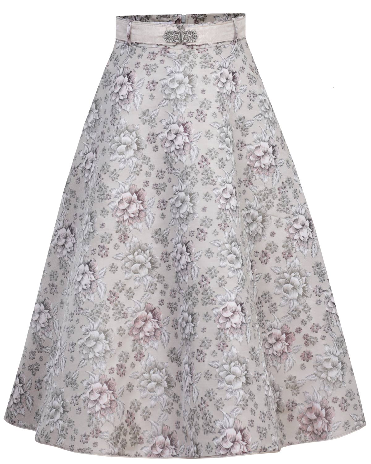 marjo-damen-trachtenrock-bianca-blumenmuster-900070-champagner-mauve-70-cm image 1