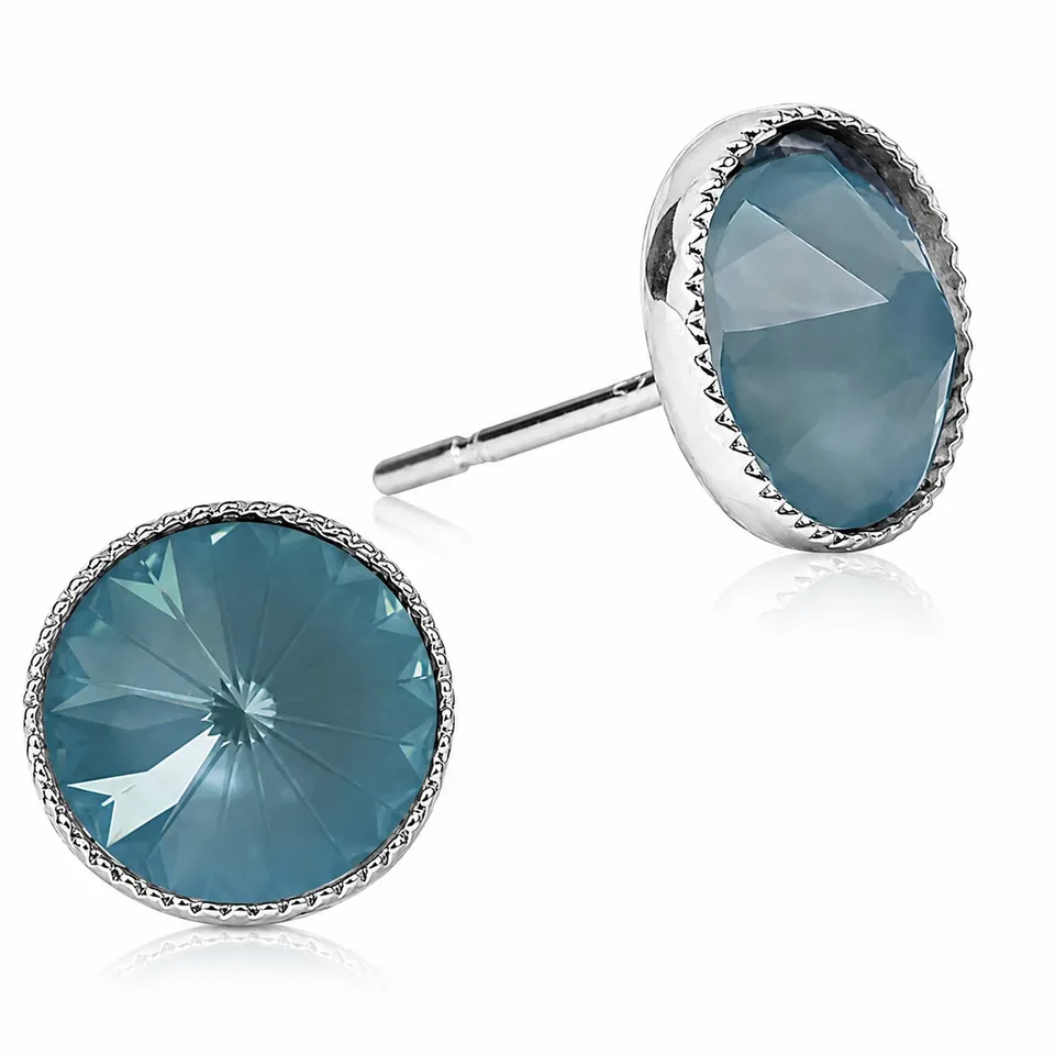luisia-solit-r-ohrstecker-joy-mit-swarovski-kristallen-matt-denim image 1