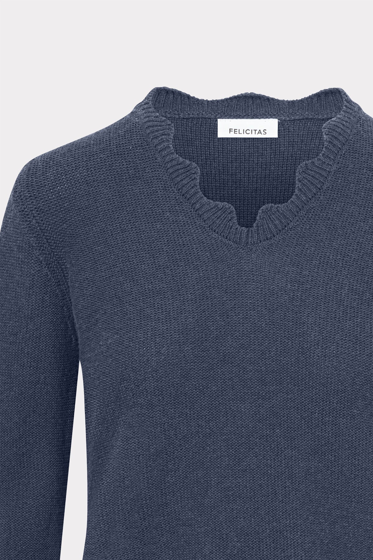 felicitas-damen-strickpullover-pippa-baumwolle-wolle-mit-v-ausschnitt image 3