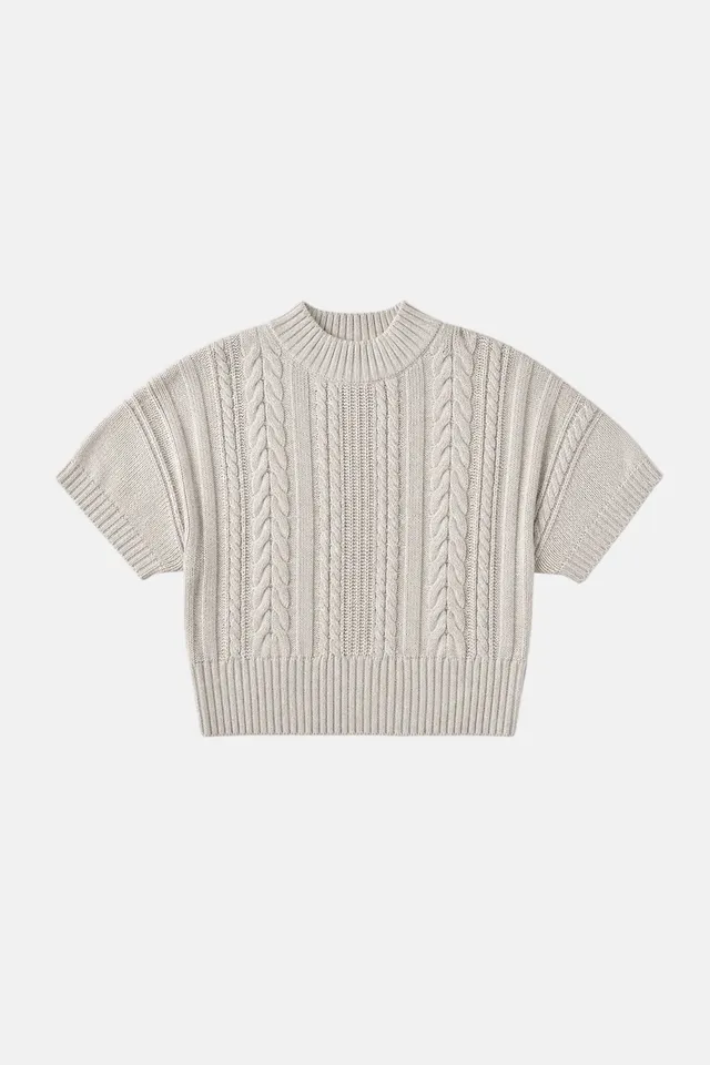 felicitas-penelope-damen-strickpullover-wollmischung-kurzarm image 1